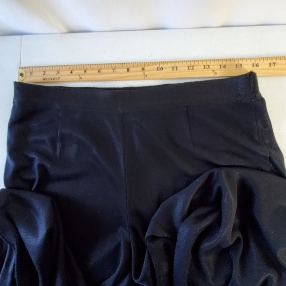 Exclusively Misook Knit Ankle Pant Size L Hi-Rise Black Stretch Casual Pull-on - Picture 11 of 16